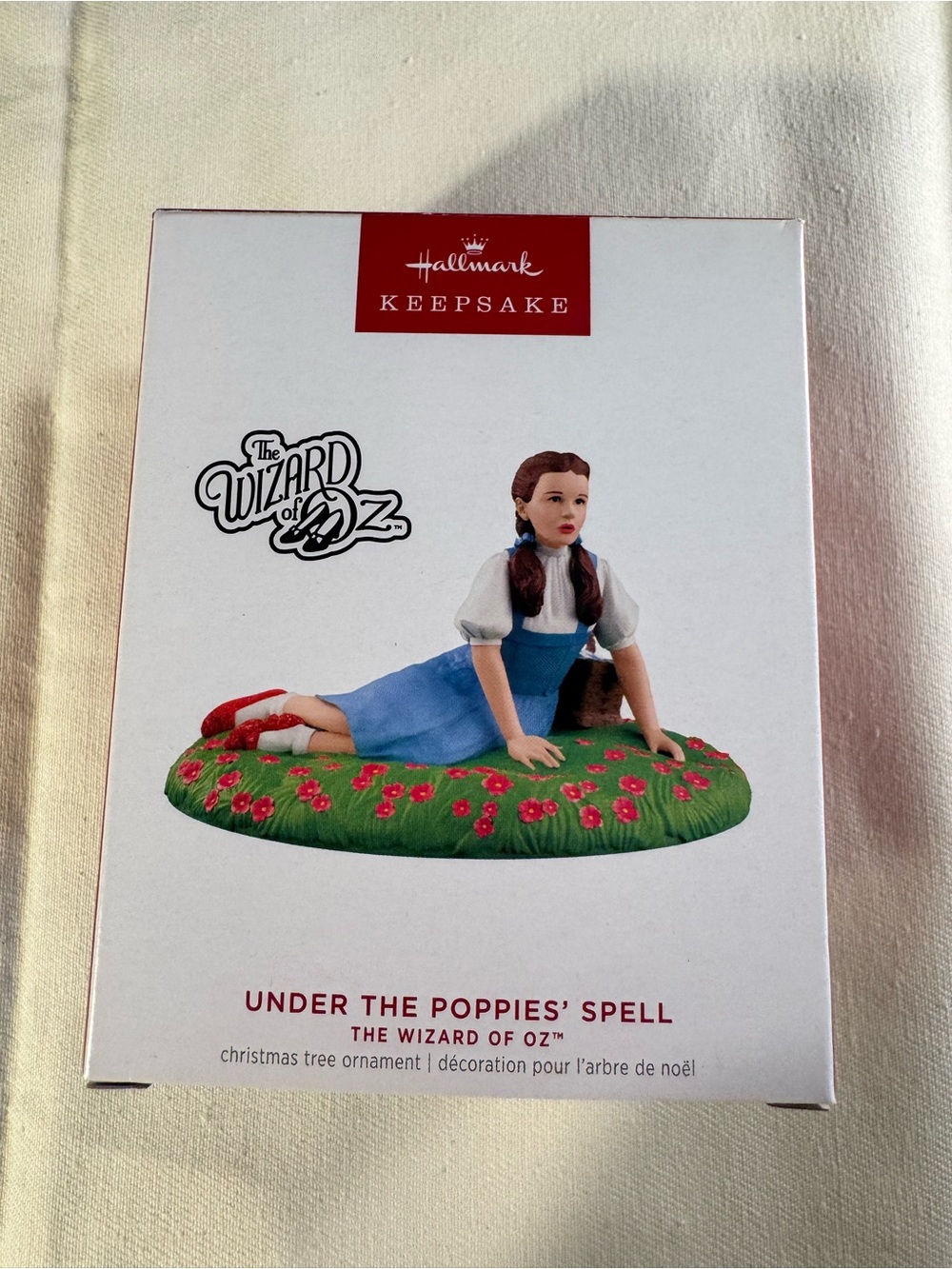 Hallmark keepsake 2023 under the poppies spell the wizard of oz ornament
